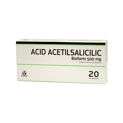 Biofarm Acid acetilsalicilic 500mg 20CPR