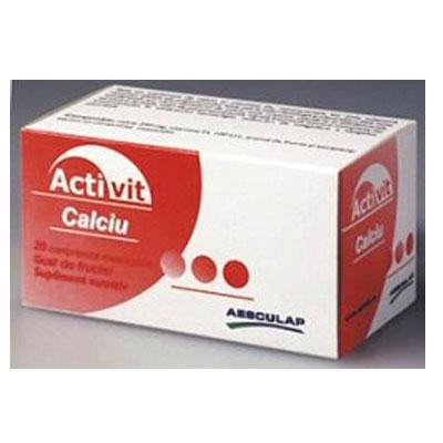 Aesculap Activit Calciu Masticabil 20 cpr