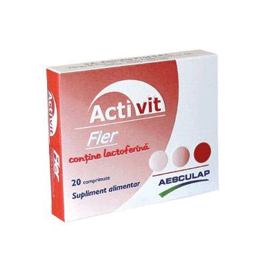 Aesculap Activit Fier + Lactoferina x 20cp