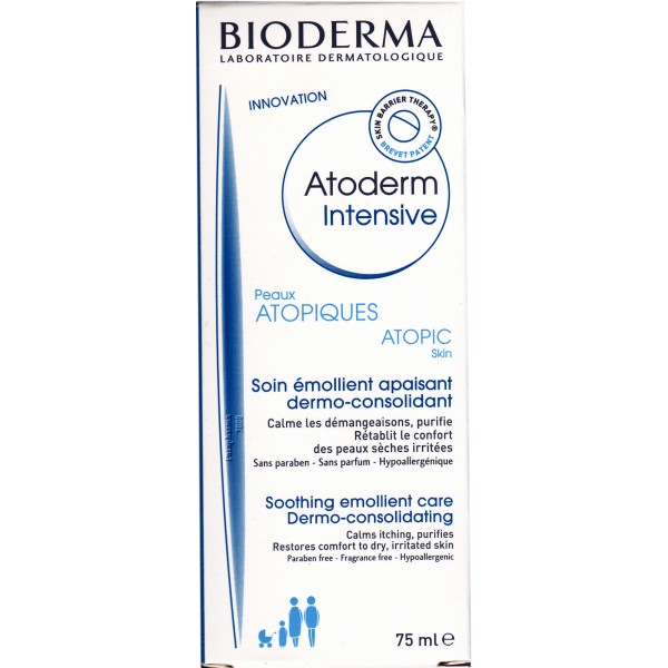 Bioderma Atoderm Intensive balsam emolient pentru dermatita atopica / 75 ml