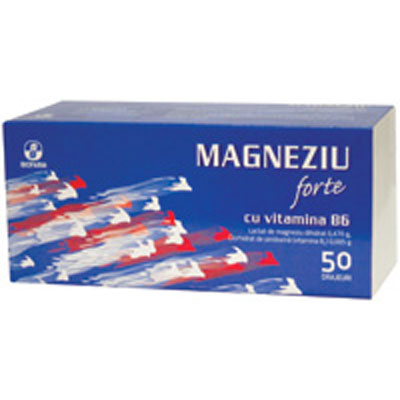 Biofarm Magneziu Forte + B6 50cp