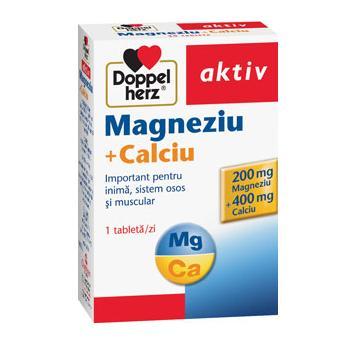 Doppelherz aktiv Magneziu + Calciu 30 capsule