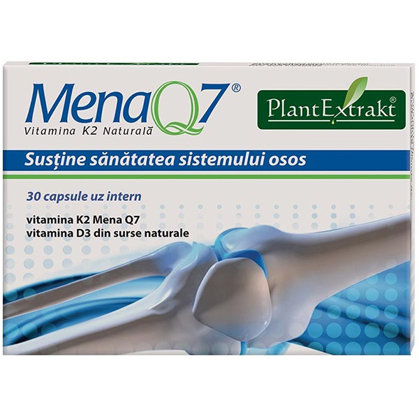 PlantExtract Mena Q7 Vitamina K2 naturala 30 capsule