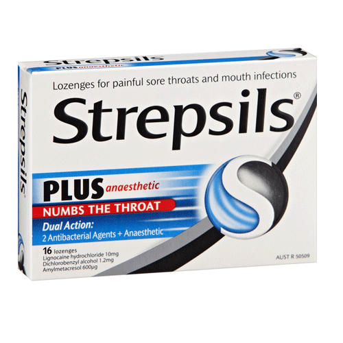 Strepsils Plus 16pastile