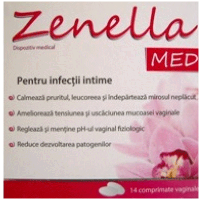 Zdrovit Zenella med x 14 cpr vaginale