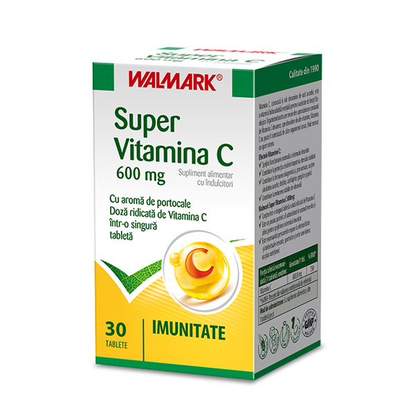 Walmark Super Vitamina C 600 mg 30 tablete